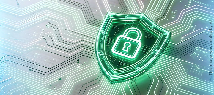 An image of a neon shield sign 