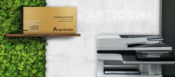 Sustainability with ARTICONA ink and toner
