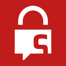 Red square with a white lock – NoSpamProxy icon