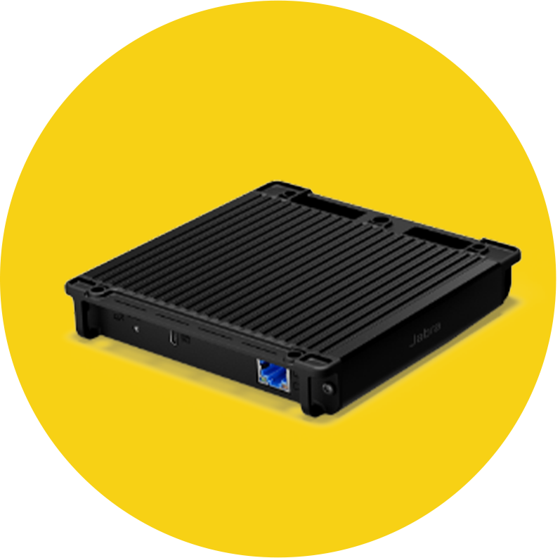Jabra Reach: Eine kompakte Jabra-Steuereinheit für Videokonferenzen und Lösungen für Besprechungsräume.
