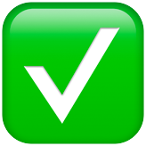 Grünes Kontrollkästchen