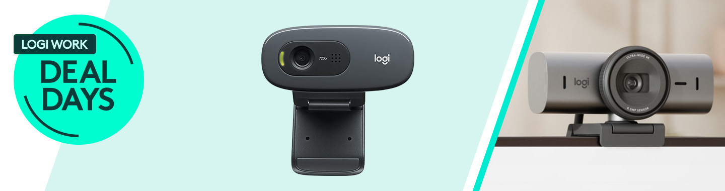 Logitech Work Deal Days - Webcams