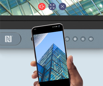 BenQ Freigabe mit Fingertipp