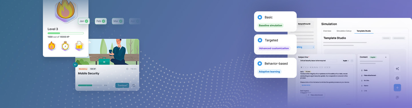 Abbildung des Softwares Anbieter SoSafe