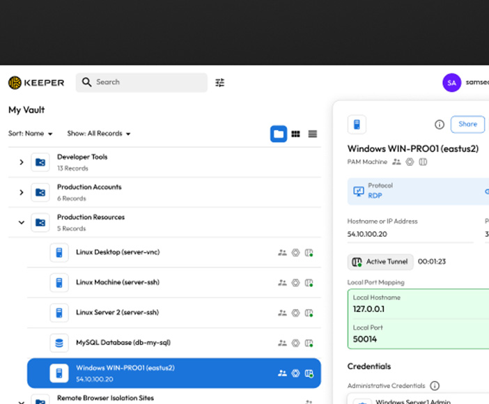 Keeper Security - Privileged Access Management