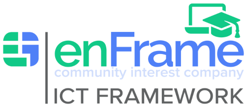 enFrame ICT Framework Logo with cic - Full colour v0622
