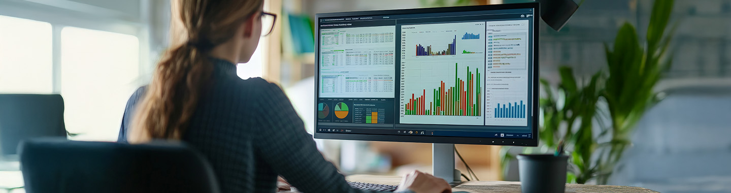 Woman working Mainbanner