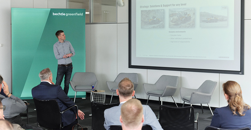 Dr. Manuel Boes, Head of Emerging Technologies, Liebherr Group.