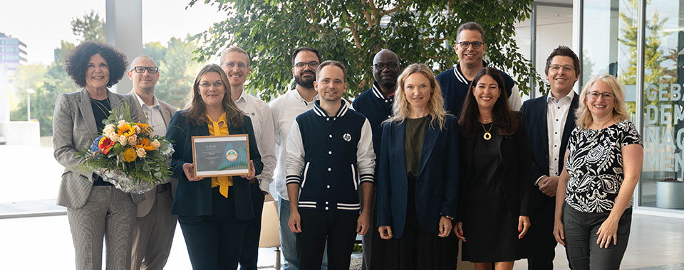 HP Amplify Impact Award-Übergabe