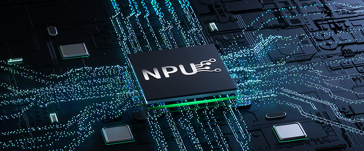 Abbildung eines NPU-Chips