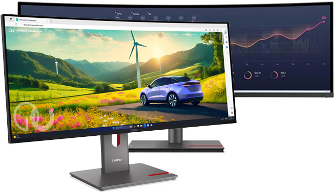 Lenovo ThinkVision Monitor P-Serie 32 und 49 Zoll