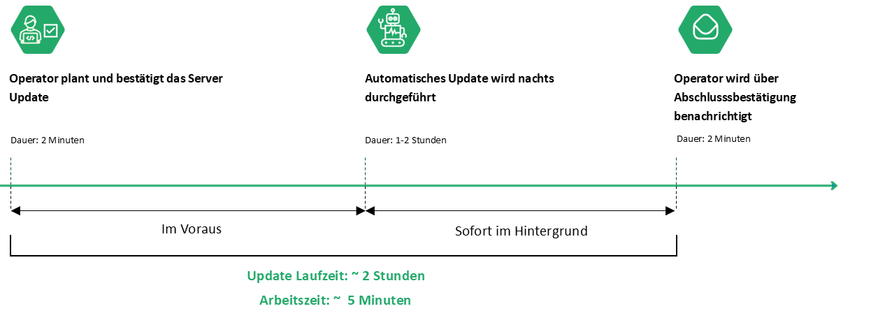 Grafik Automatisches Update pro Server