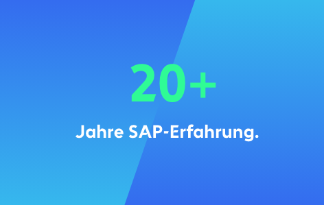 Mehr als 20 Jahre SAP Erfahrung 