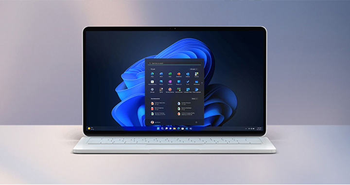 Laptop mit Windows 11