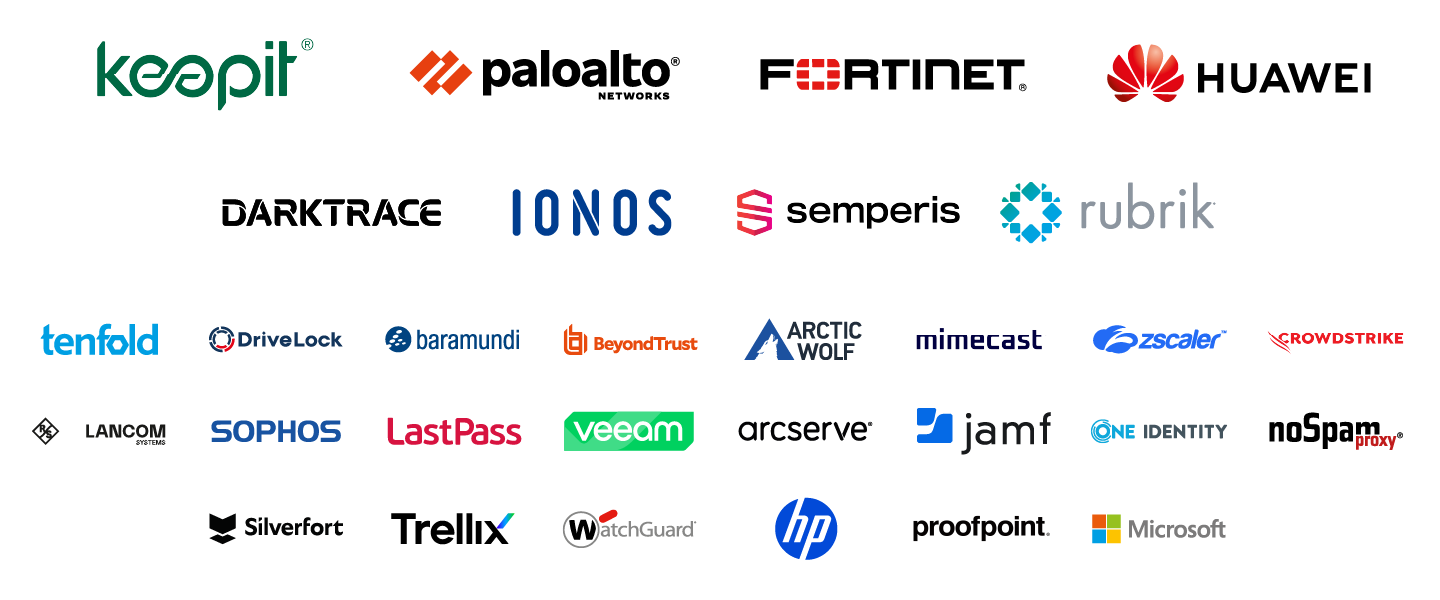 Partner Logos Security World Hamburg 2025