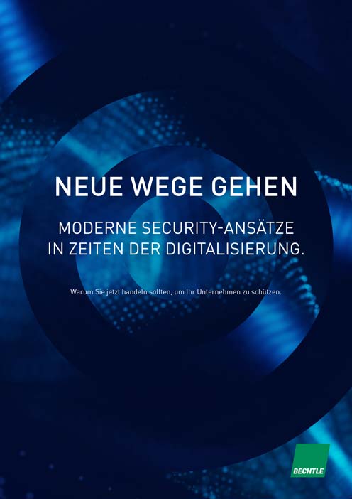 Titelseite Bechtle Whitepaper Modern Workplace Security