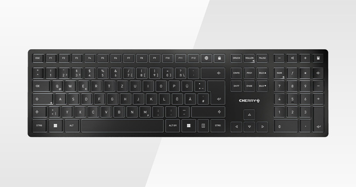 CHERRY KW 9100 SLIM Tastatur 