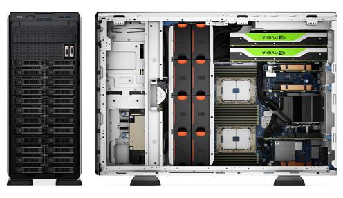 Dell T5500 Server Innenansicht