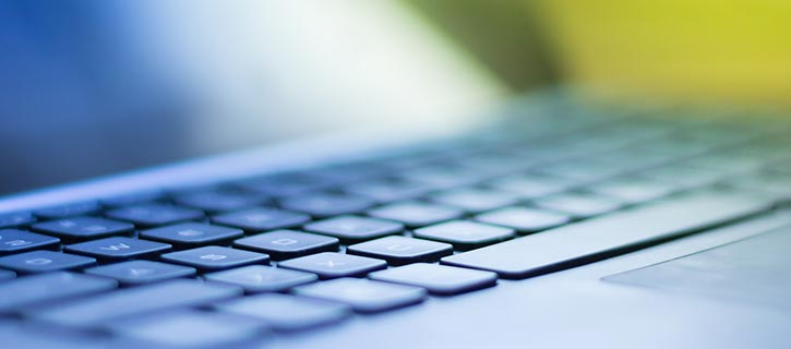 Microsoft Azure - Keyboard Closeup