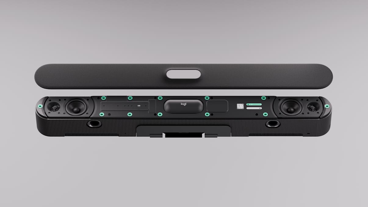 Logi Rally bar 2 Video Bar Tuned for Voice Clarity 