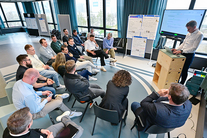 Live-Vorführung bei IPAI-Spaces.