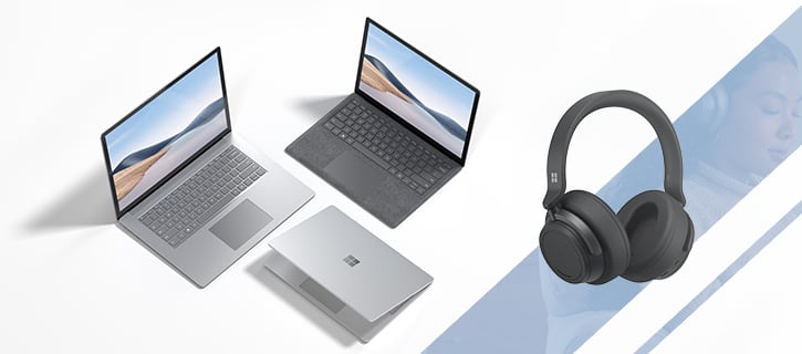 Surface Laptop 4 and Headphones 2+ | Check them out now!
