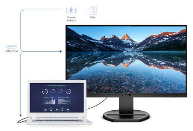 Schematische Darstellung: Anschluss USB-C.