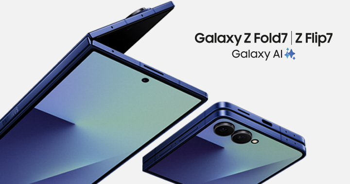 Samsung Galaxy Z Fold7 & Z Flip7 Banner