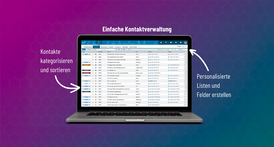 TecArt | German CRM for businesses, government agencies, and organizations.