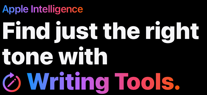 Apple Mac does that:: AI Writtingtools