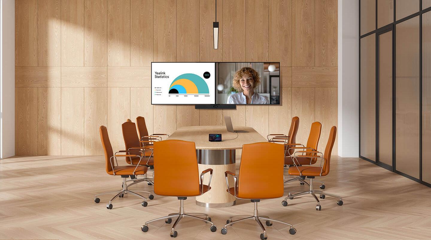 Yealink A40 in a conference room