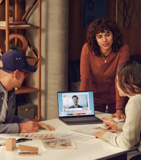 Enhance personal connections | Woman chatting with colleagues