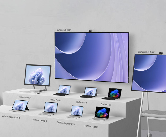 Microsoft Surface Explore Service Portfolio in 3D