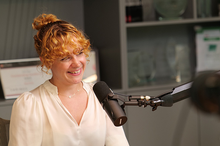 Podcast banner: Niamh Burgess-Smith