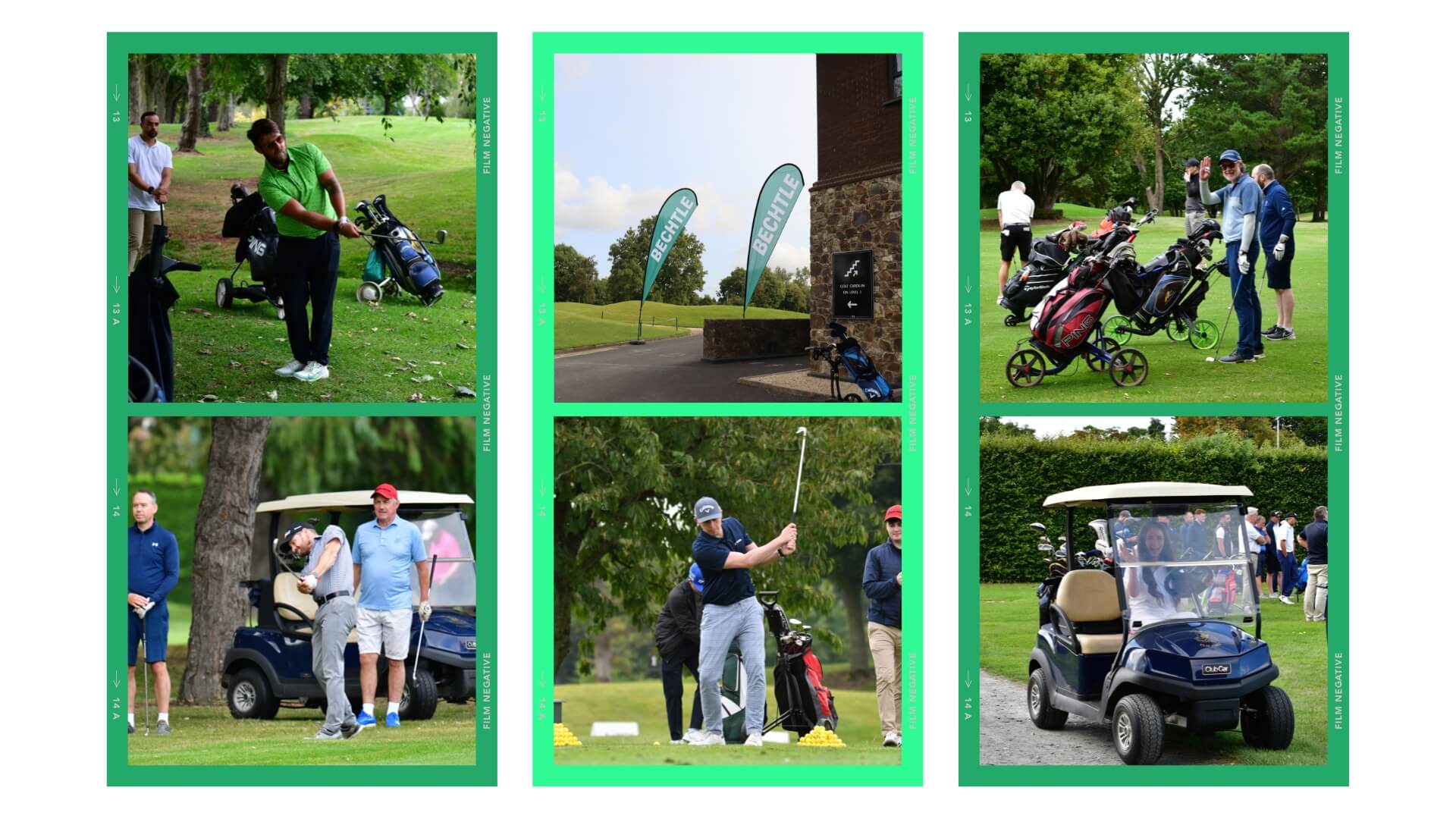 Golf Image Collage