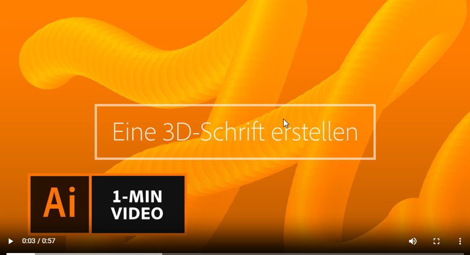 Image Adobe Video Create 3D Font