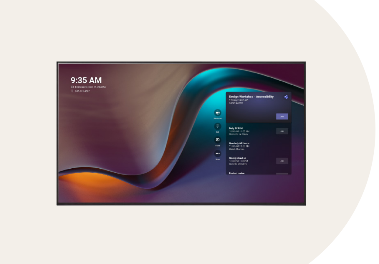 Jabra | Express Install für Microsoft Teams Rooms. | LG UH5Q-E Displays (43“ und 49“)