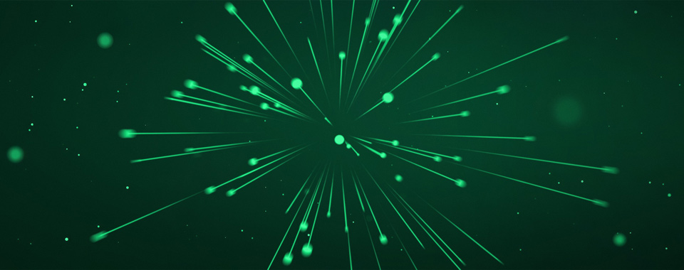 Futuristic green illustration