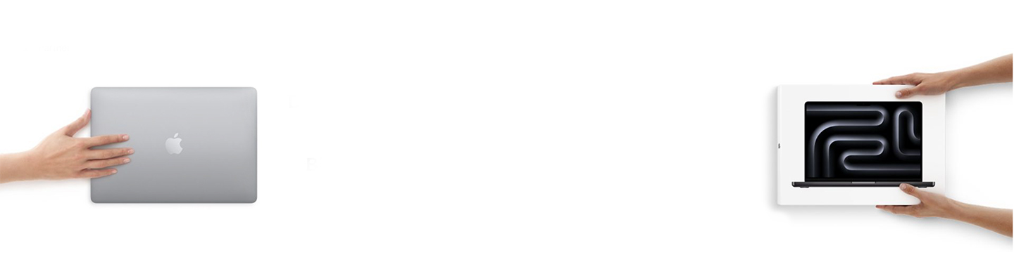 Apple Trade In Top Up. 2 MacBooks