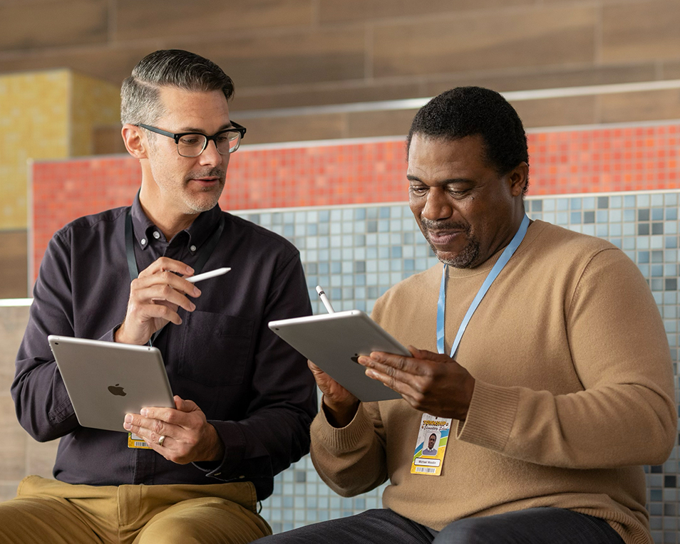 Apple government Professional development teacher ipad school