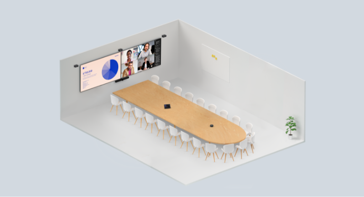 Professionelle Videolösungen für große Meetingräume
