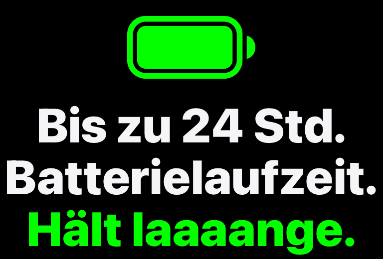 Apple der Mac macht das: Batterielaufzeit