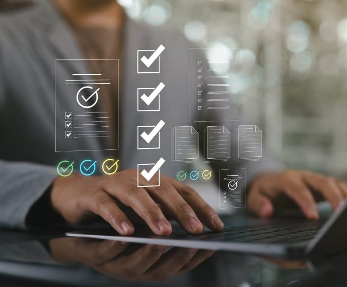 A hand is holding a smart house