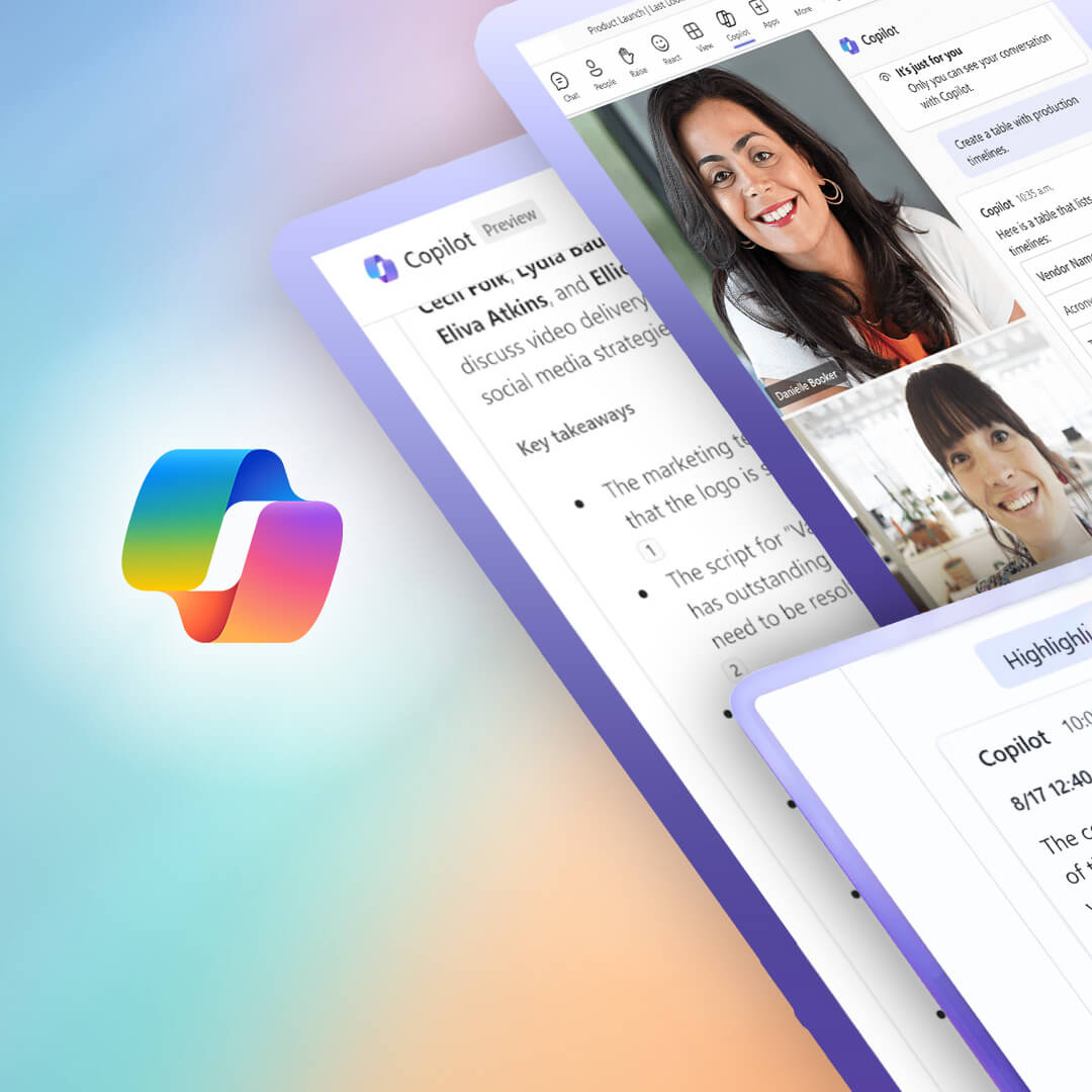 User interface of collaboration software featuring video conferencing and chat functions for teamwork