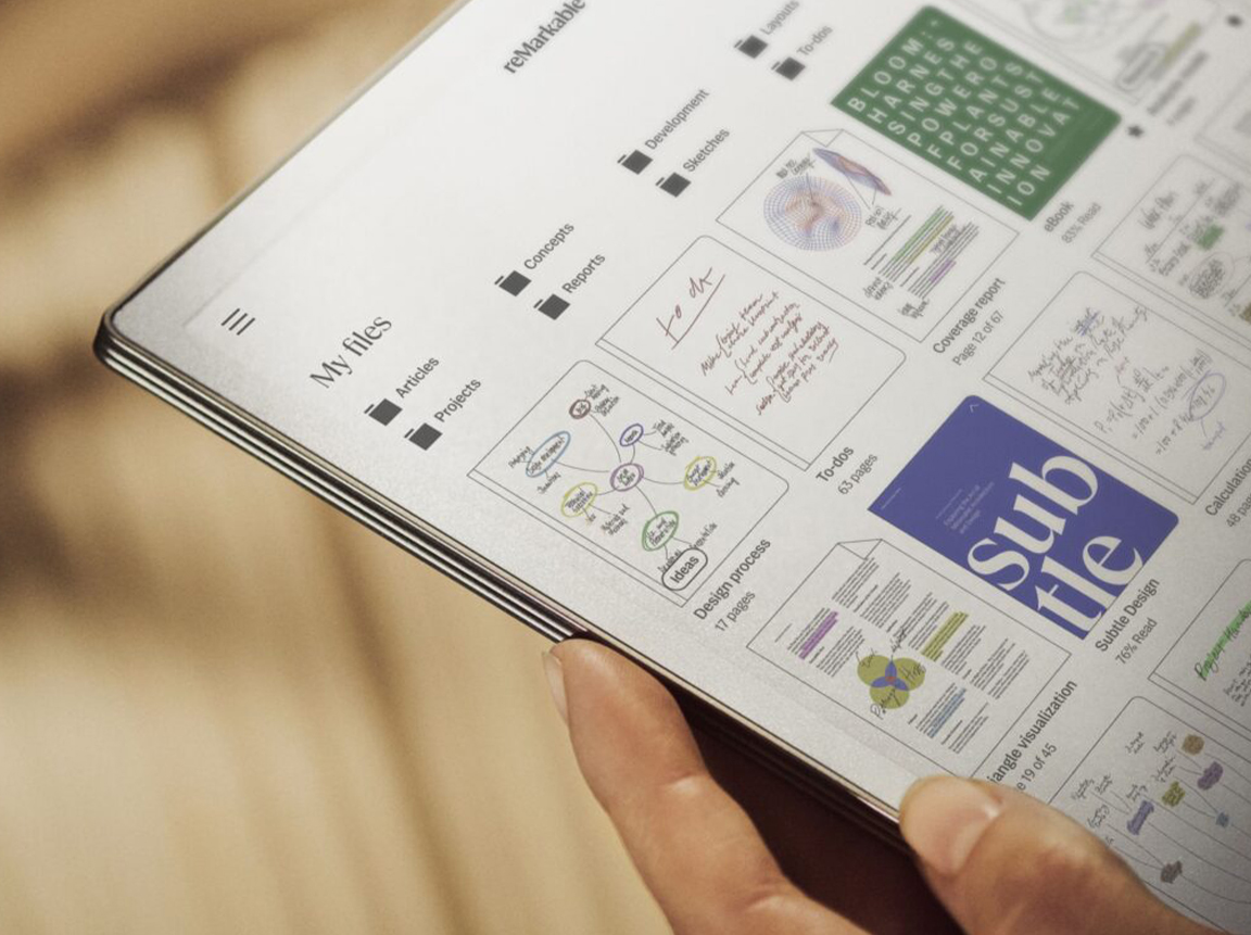 remarkable paper tablet handschrift