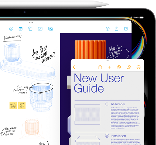 Apple iPad & Pen Multitasking